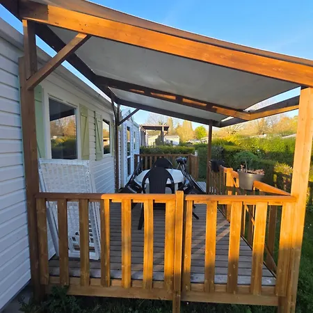 Sejour Normandie - Mobilhome Confort 3ch-6p Avec Tv & Wifi Dans L'eure Campingplatz